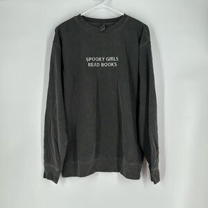NWOT HANDMADE EMBROIDERED SWEATSHIRT